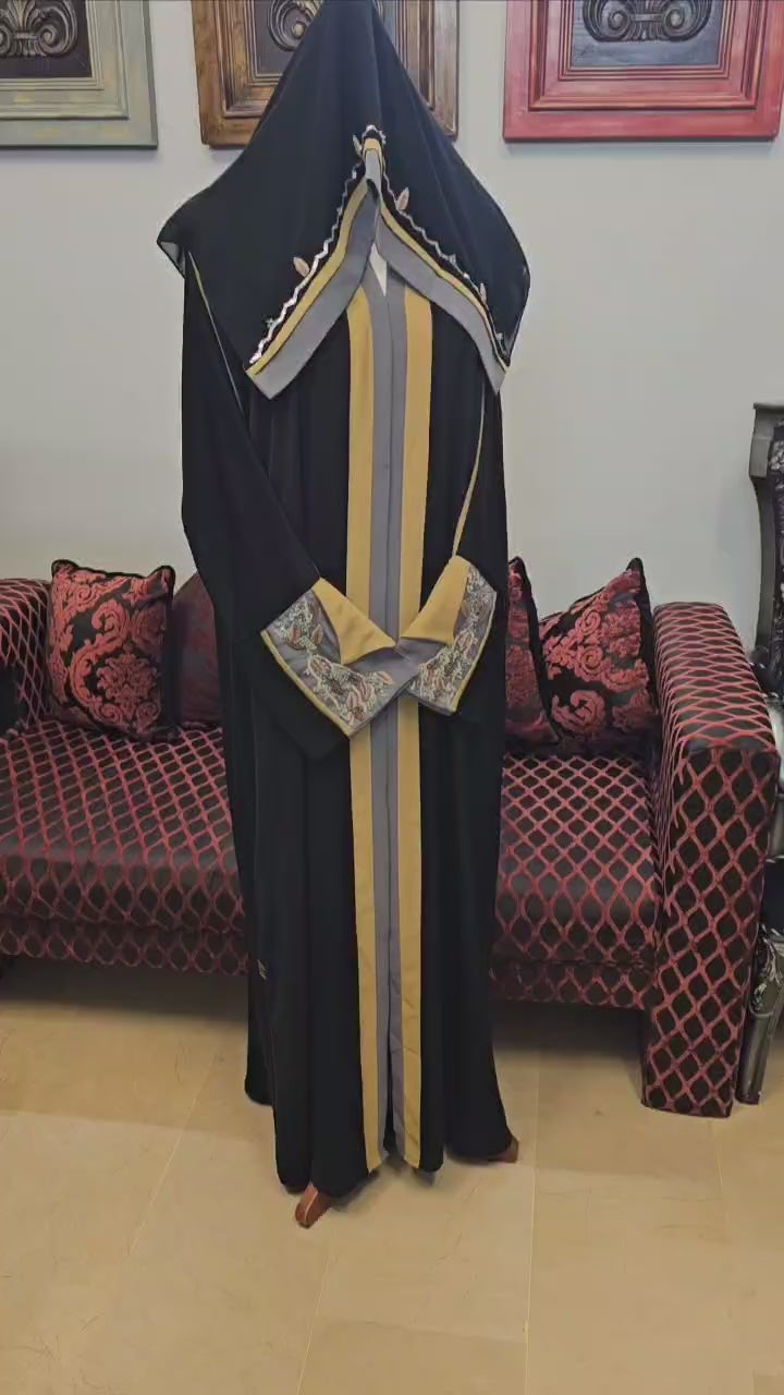 A1412 Korean Nada Abaya