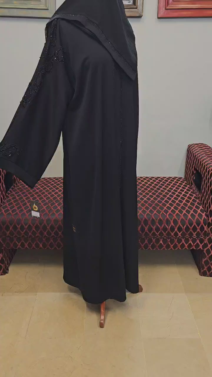 A1018 Crinkle Nada Abaya