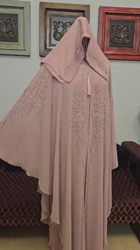 A1680 Chiffon Abaya