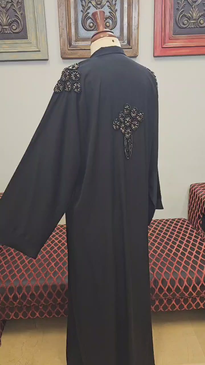 A1580 Crinkle Nada Abaya