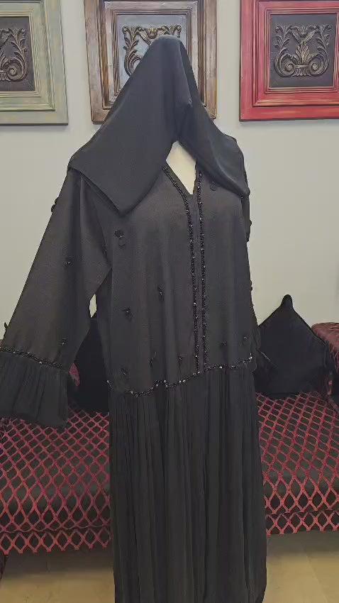 A1720 Crepe Abaya