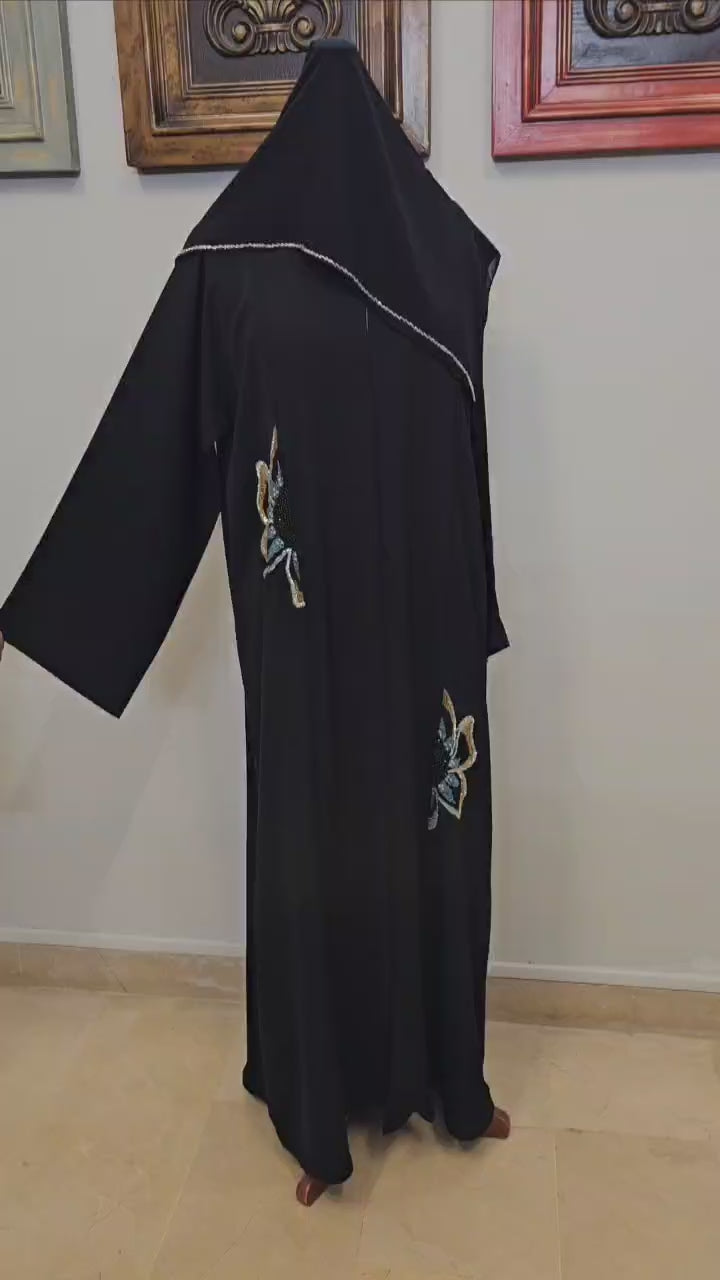 A1401 Korean Nada Abaya