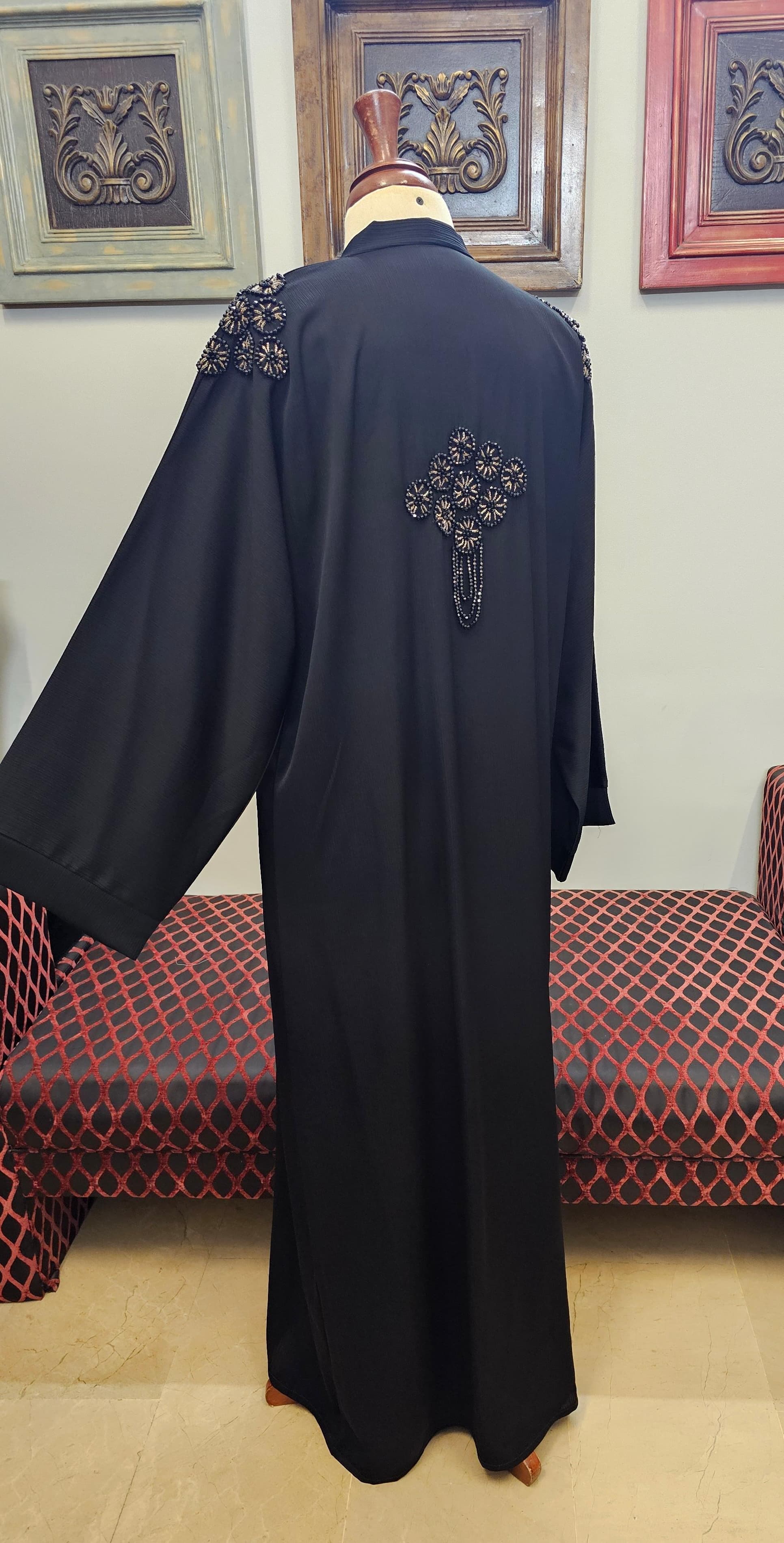 A1580 Crinkle Nada Abaya