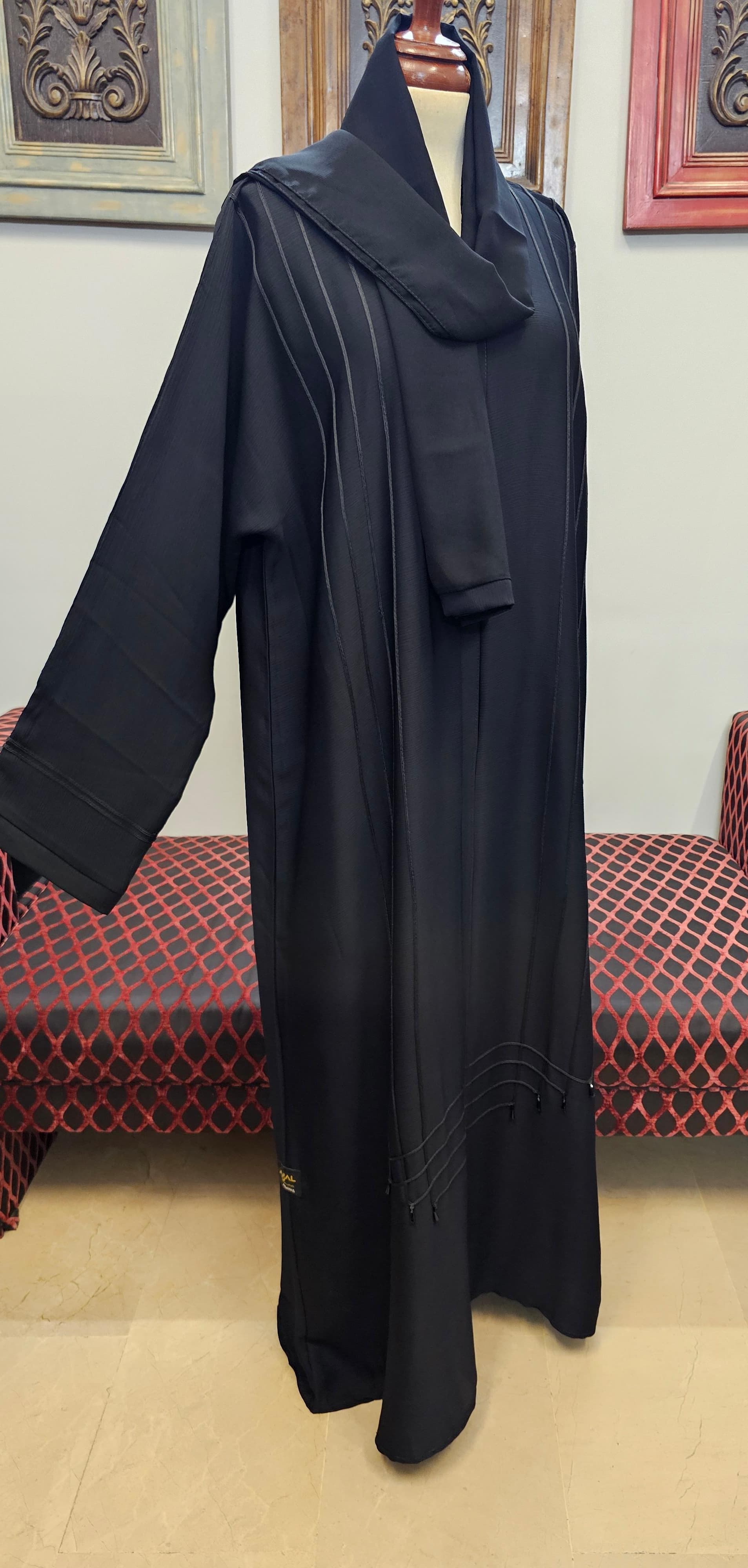 A1603 Crinkle Nada Abaya